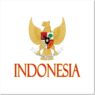 Indonesia - Indonesian National Emblem Design Posters and Art